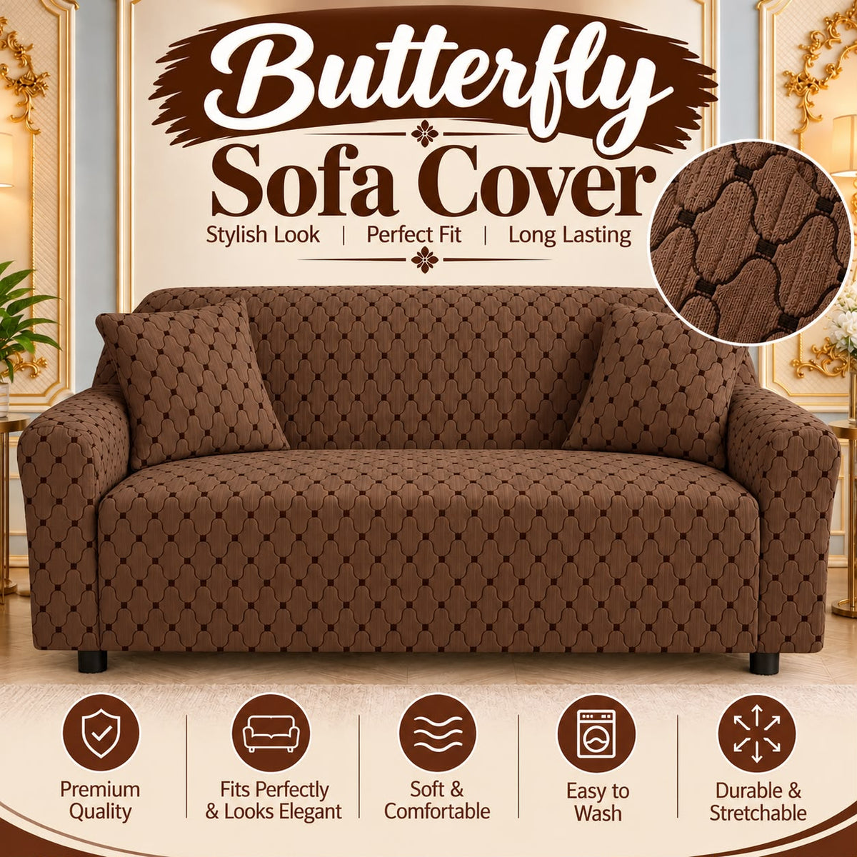 New Design Butterfly Sofa Cover