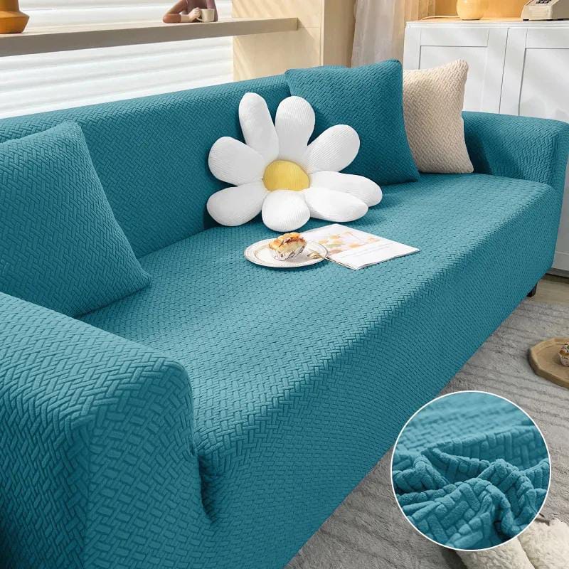 Stripe Jacquard Sofa Cover Branded