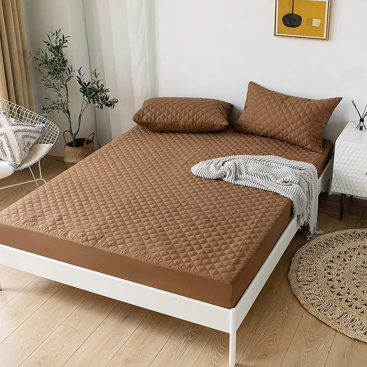 Microfiber Quilted Waterproof Mattress Protector