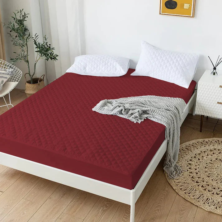 Microfiber Quilted Waterproof Mattress Protector