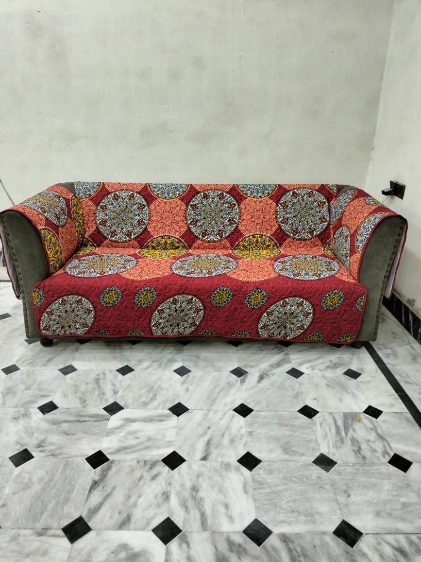 New Quilted Printed Sofa Protectors 2