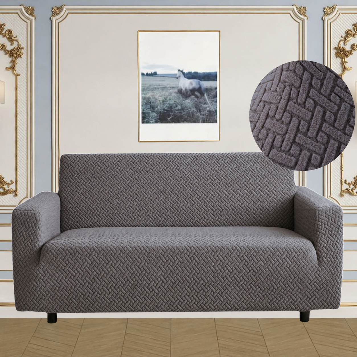 New Stripe  Spendex Sofa Cover