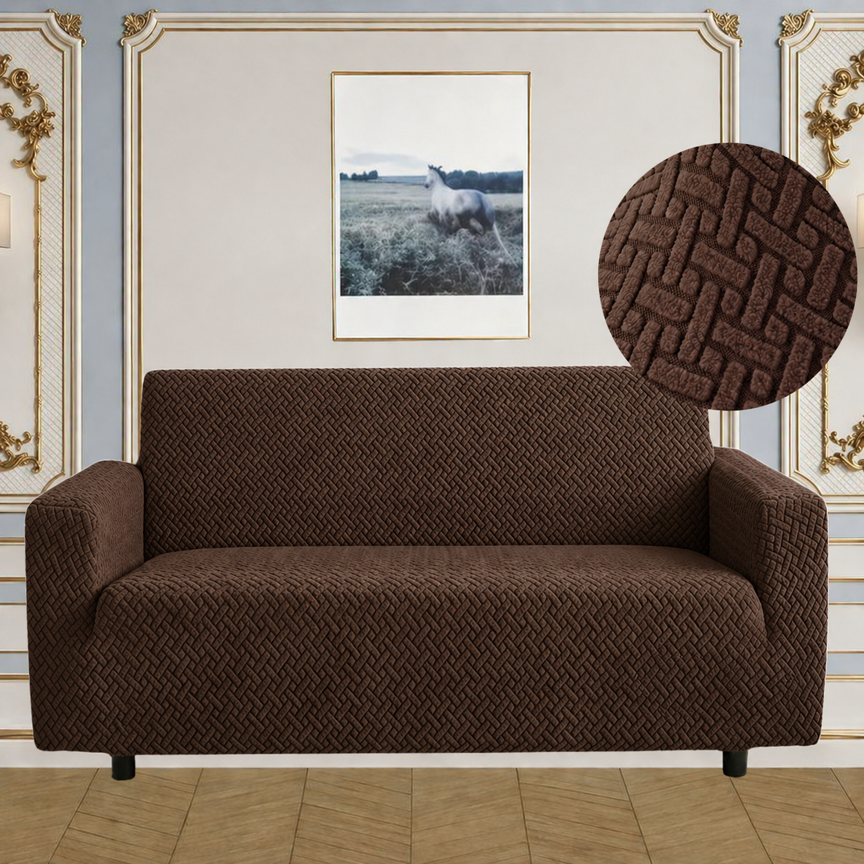 New Stripe  Spendex Sofa Cover