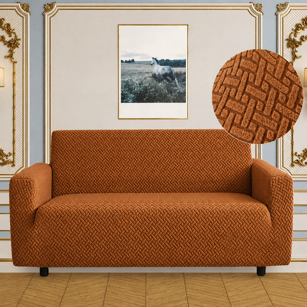 New Stripe  Spendex Sofa Cover