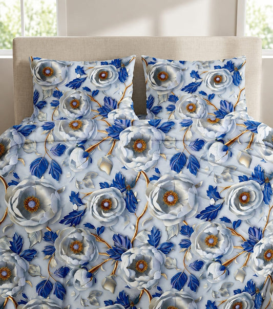 3D Printed Bedsheet with 2 Pillow Covers – 3-Piece Set | Article No. 23