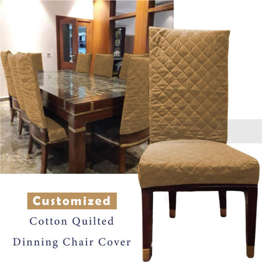 Ultrasonic Quilted Chair Cover (Copper Color)