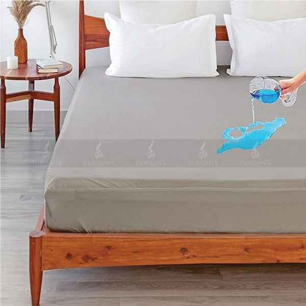 Waterproof Mattress Cover (Grey Color)