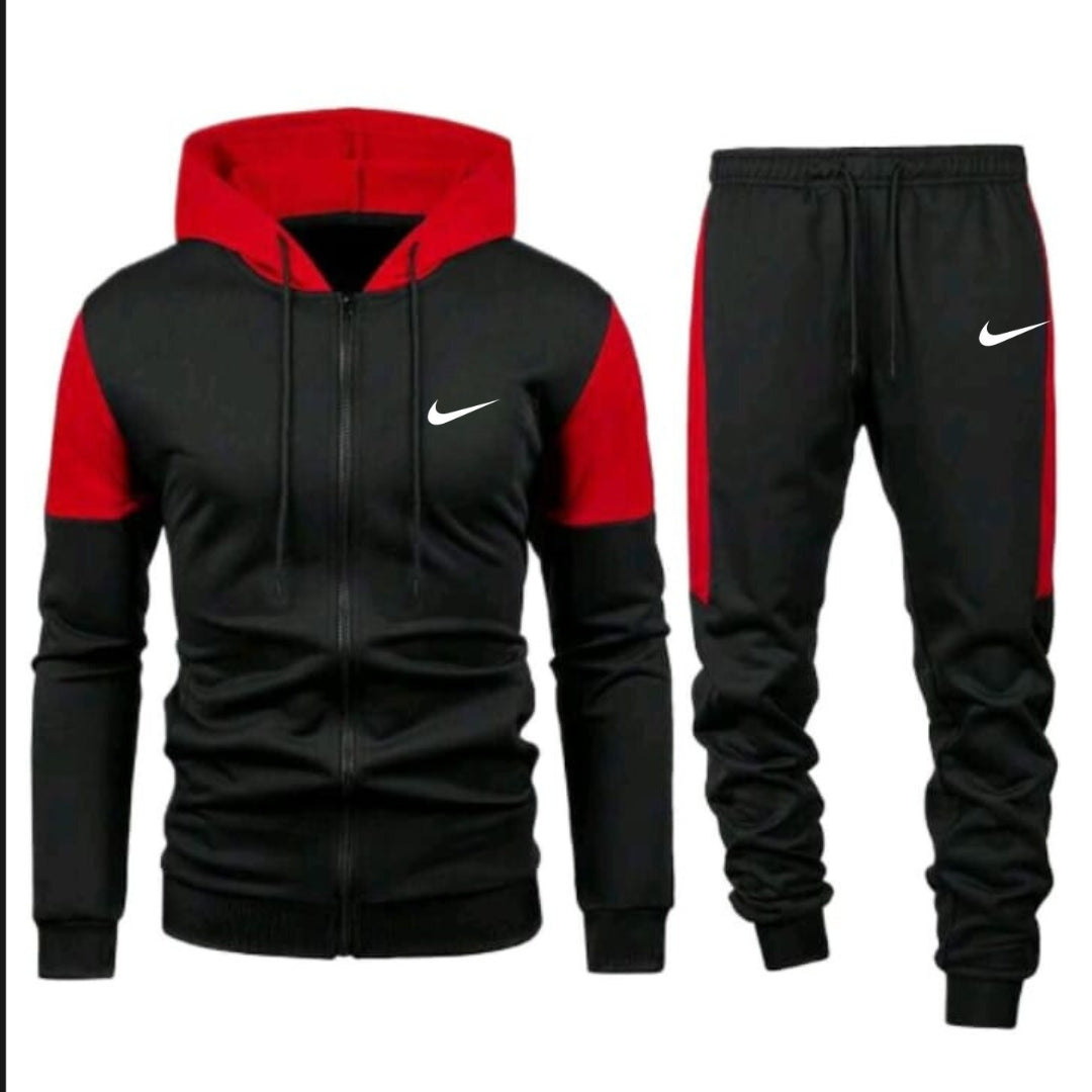 WINTER TRACK SUIT RED & BLACK