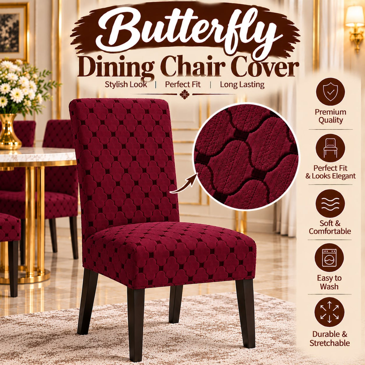 New Design Butterfly Chair Cover
