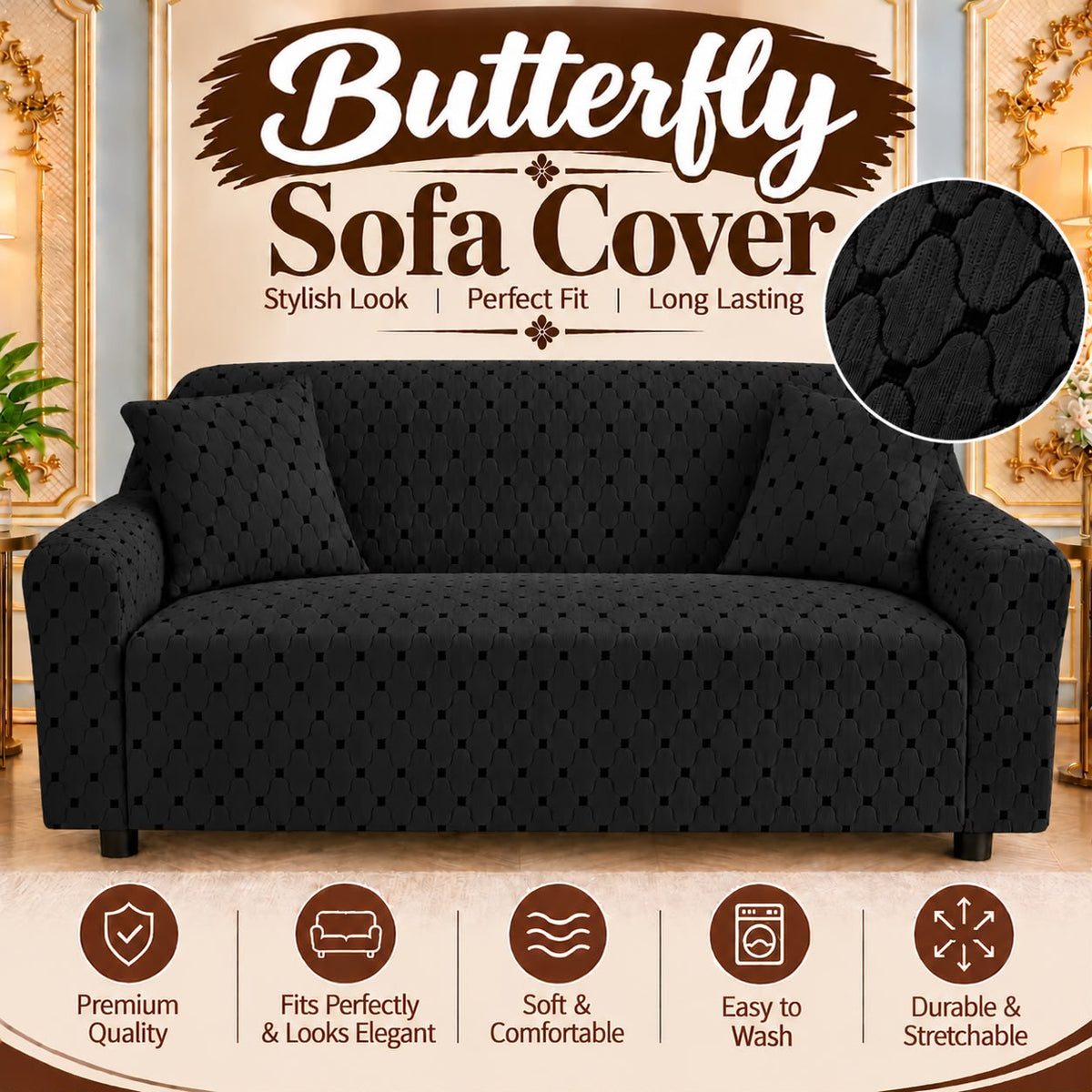 New Design Butterfly Sofa Cover