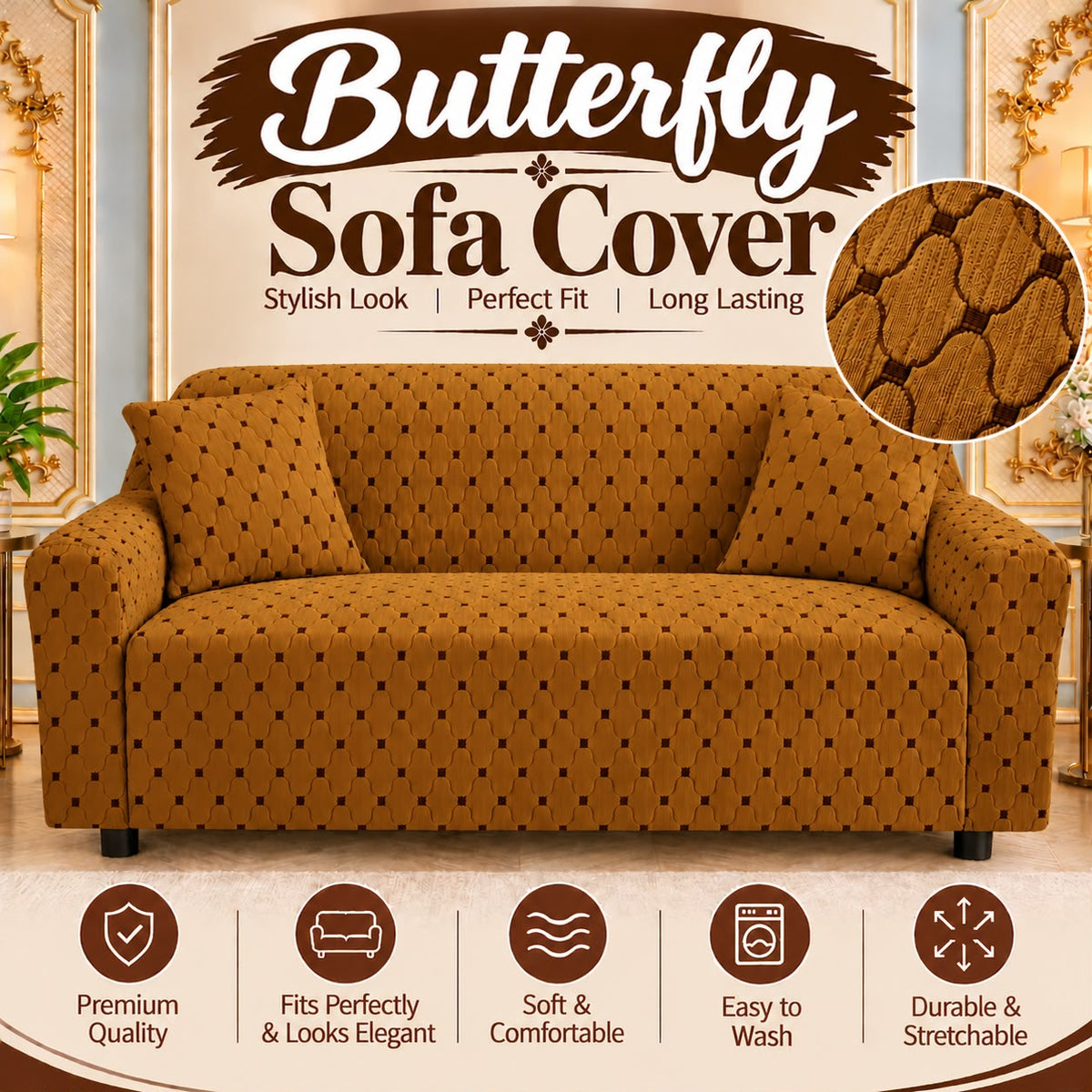 New Design Butterfly Sofa Cover