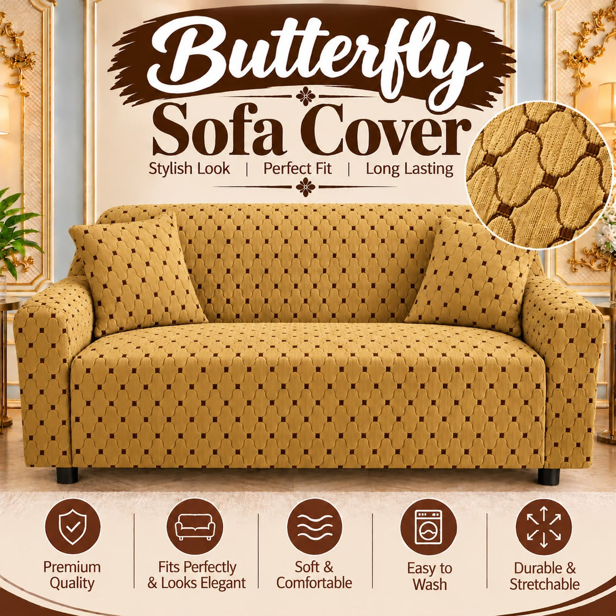 New Design Butterfly Sofa Cover