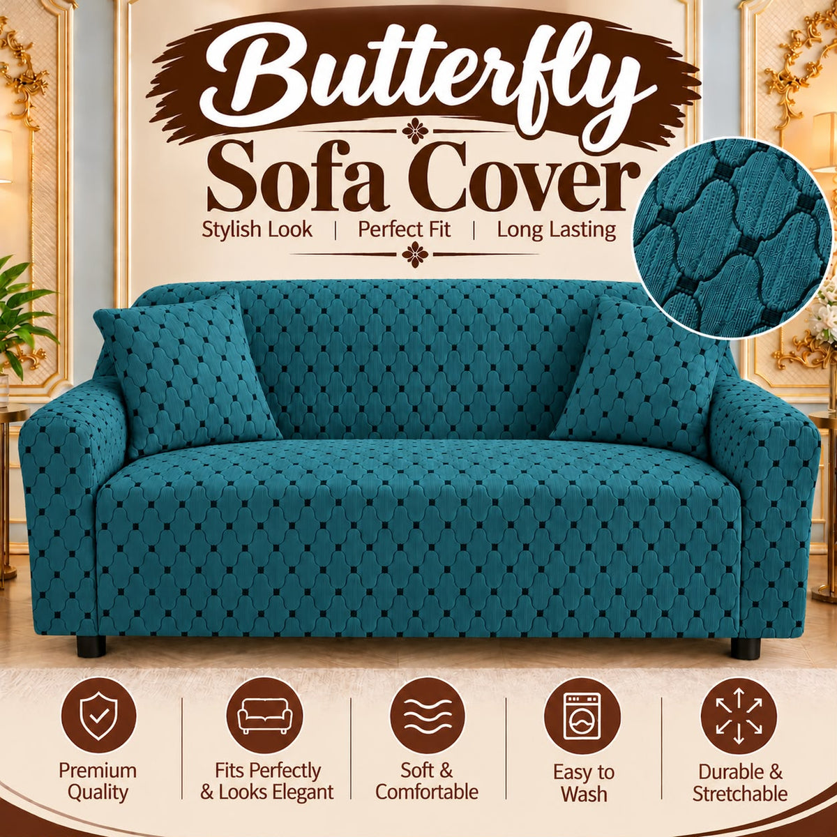 New Design Butterfly Sofa Cover