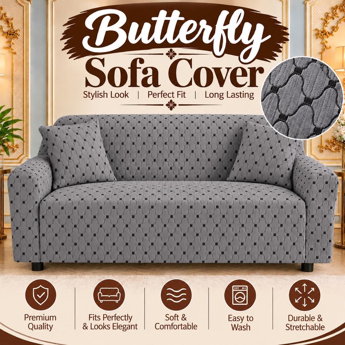 New Design Butterfly Sofa Cover