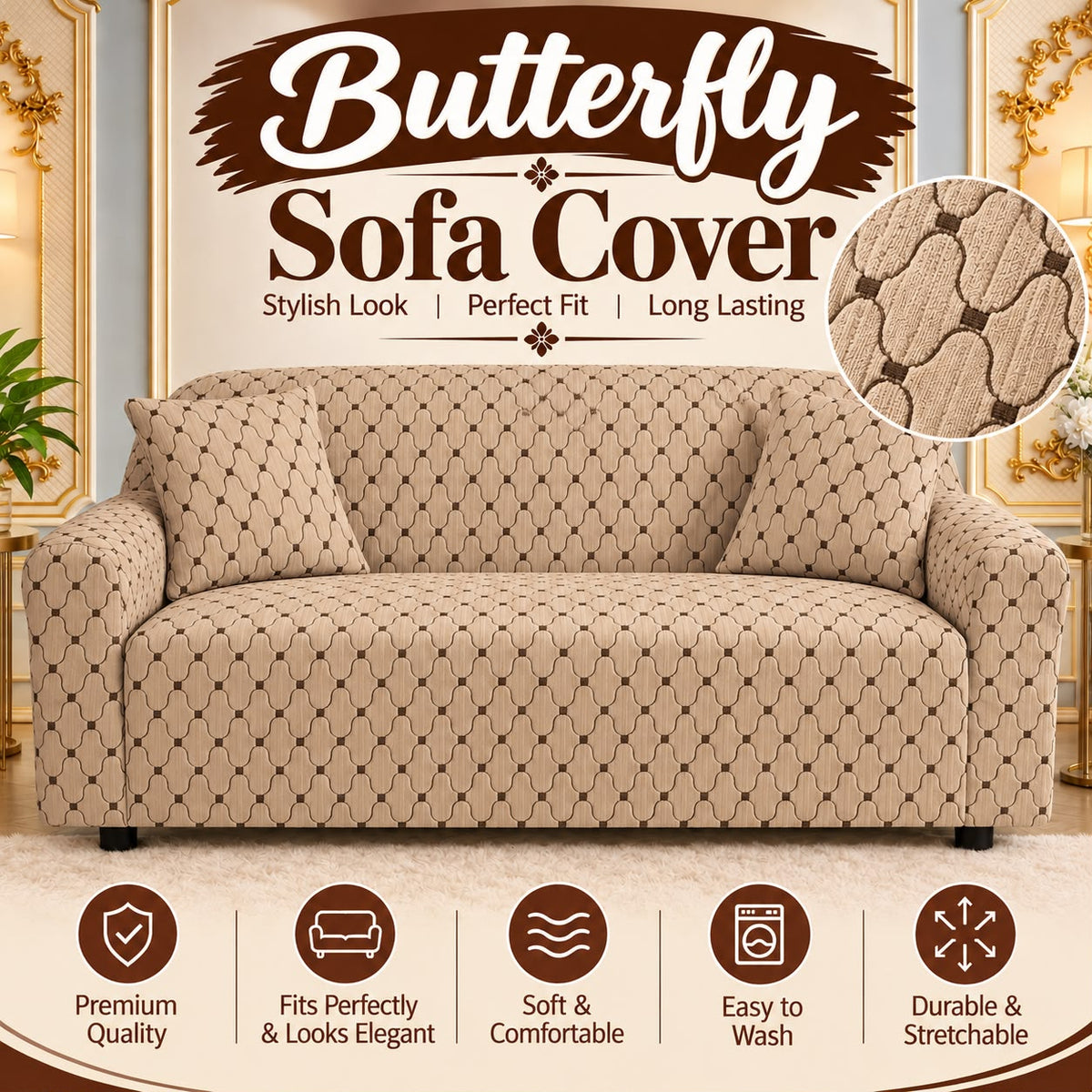 New Design Butterfly Sofa Cover