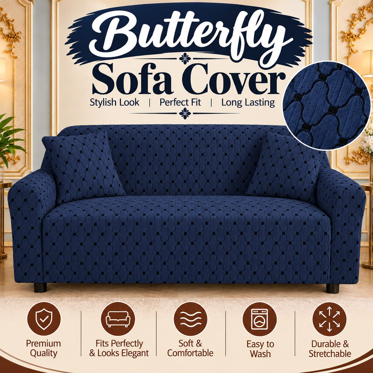 New Design Butterfly Sofa Cover