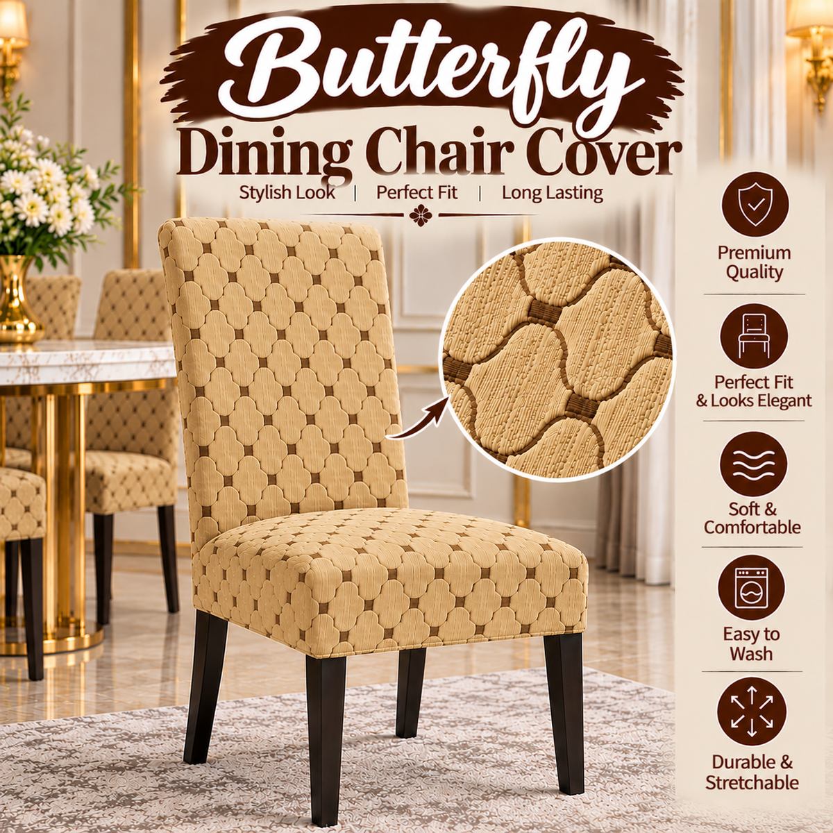 New Design Butterfly Chair Cover